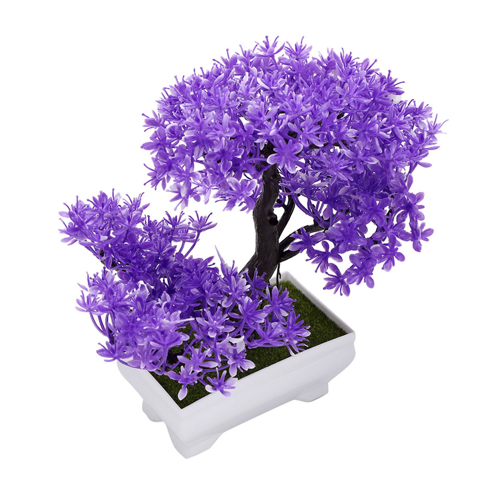Artificial Bonsai Fake Blossom Flower Potted Plant Home Office Decor view 3