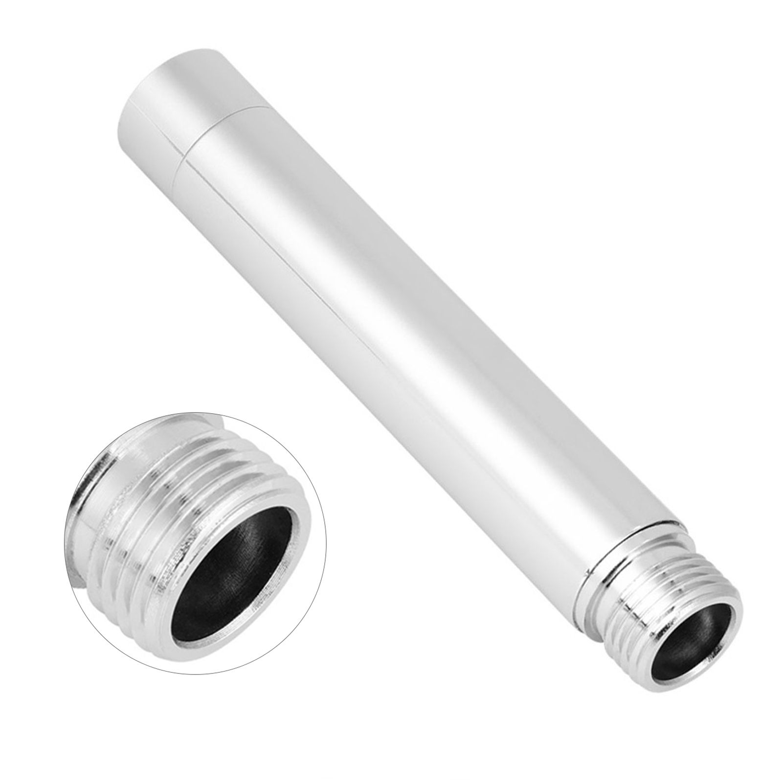 4inch Stainless Steel Shower Extension Round Tube with Chrome Plating for view 12
