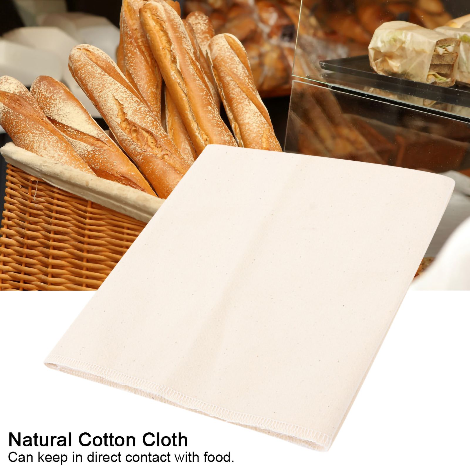 Thick Baking Cloth Mat Fermented Cotton Cloth Proofing Baker Bread Baguette view 6