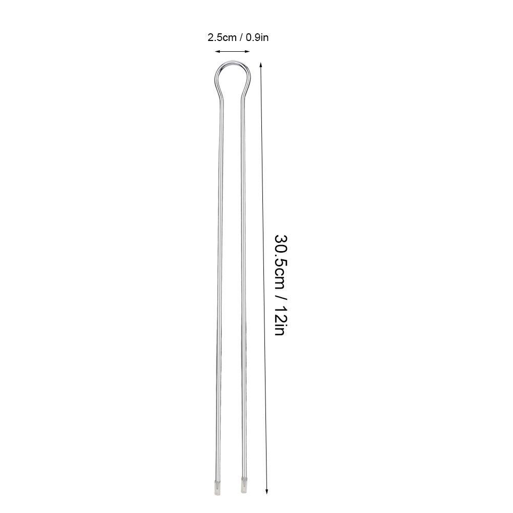 6Pcs Metal BBQ Grilling Fork Sticks Skewer BBQ Grill Set Outdoor Picnic view 8