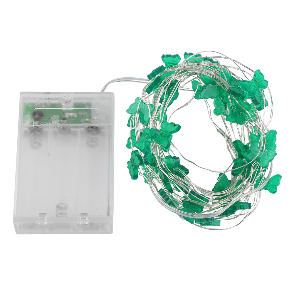 Battery Powered Butterfly Type 50LED String Light Wedding Party Garden Hanging — image 1