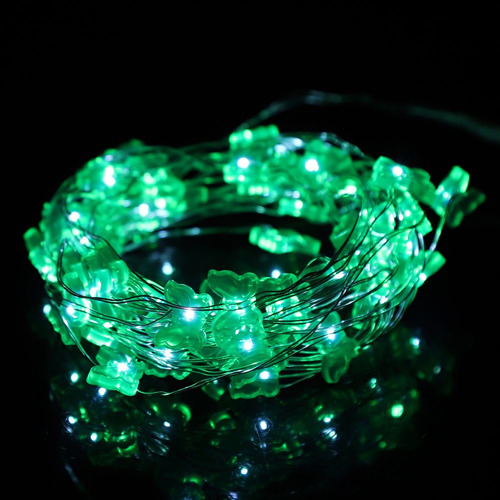 Battery Powered Butterfly Type 50LED String Light Wedding Party Garden Hanging view 9