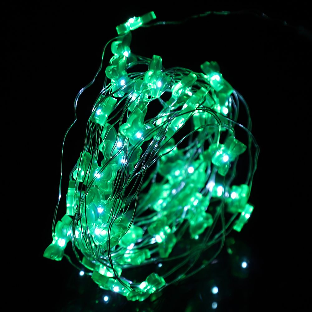 Battery Powered Butterfly Type 50LED String Light Wedding Party Garden Hanging view 10