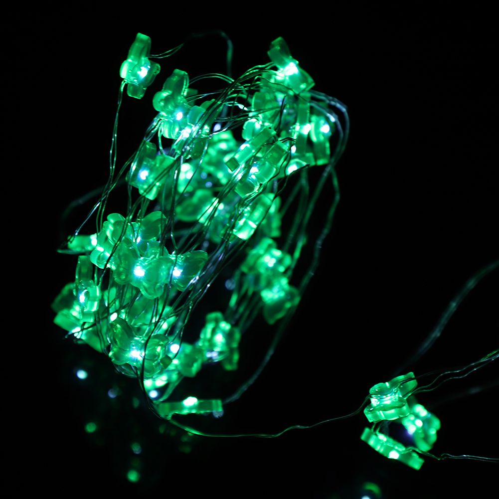 Battery Powered Butterfly Type 50LED String Light Wedding Party Garden Hanging view 14