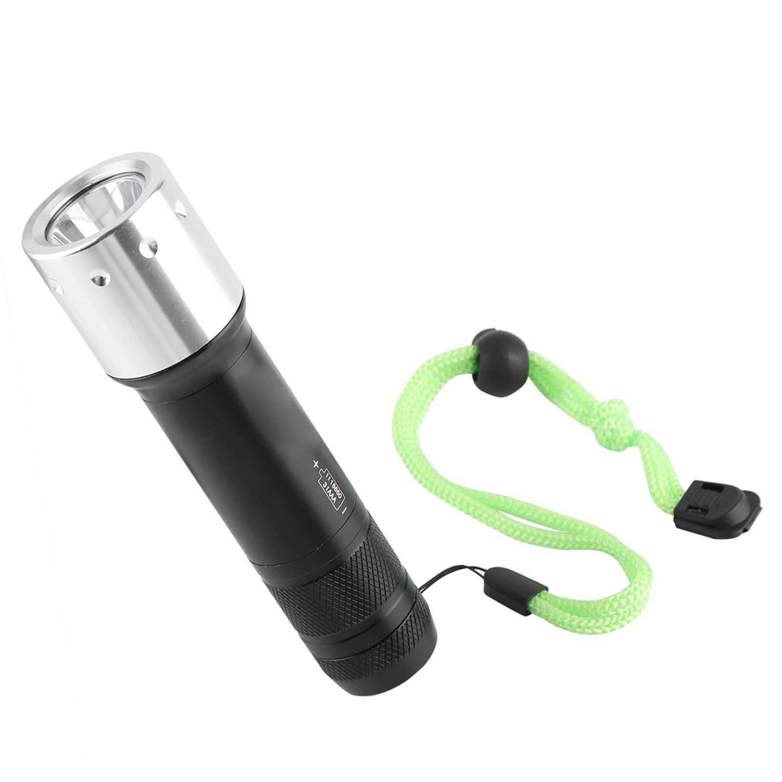 Aluminum Alloy Portable LED Waterproof Diving Flashlight Torch Outdoor 3 Modes view 8