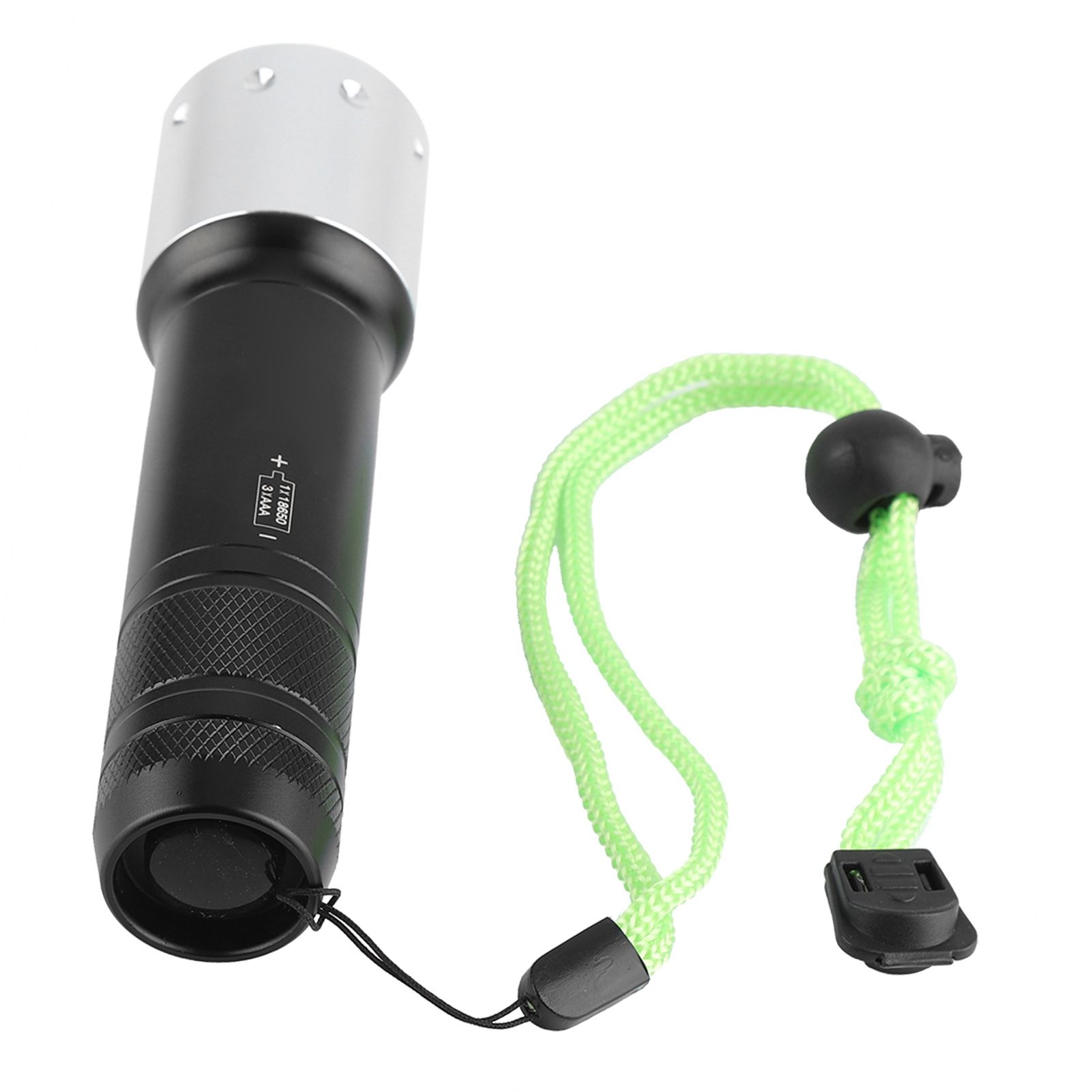 Aluminum Alloy Portable LED Waterproof Diving Flashlight Torch Outdoor 3 Modes view 9