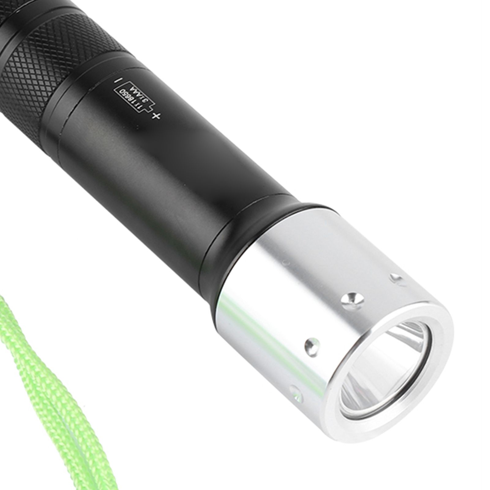 Aluminum Alloy Portable LED Waterproof Diving Flashlight Torch Outdoor 3 Modes view 15