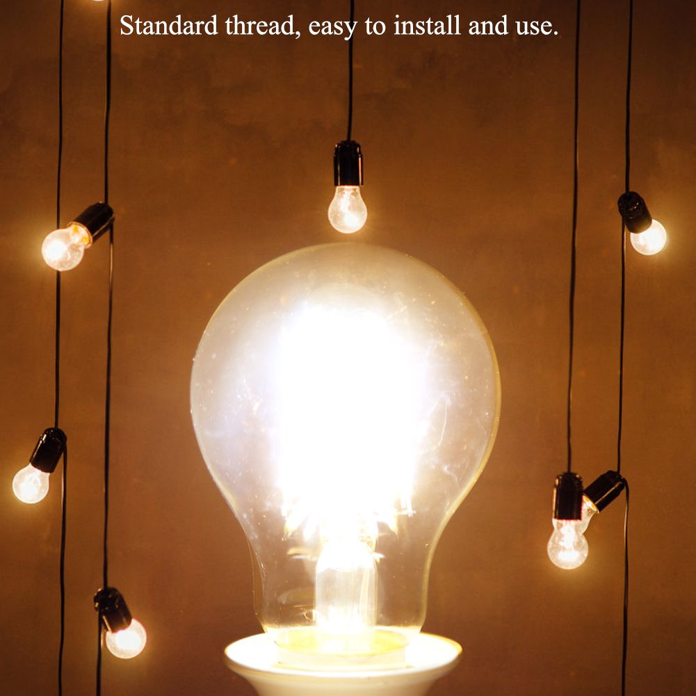 E27 220V 6W Warm Undimmable Filament Light Bulb for Restaurant Cafe Bar view 9