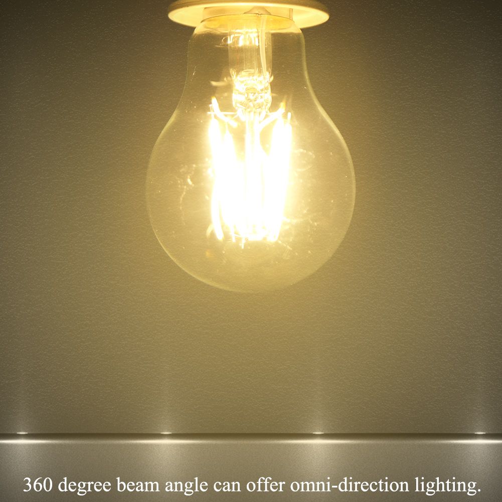 E27 220V 6W Warm Undimmable Filament Light Bulb for Restaurant Cafe Bar view 10