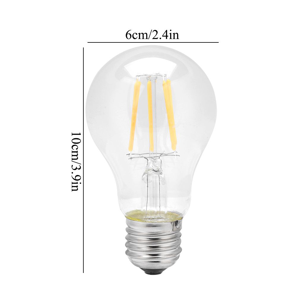 E27 220V 6W Warm Undimmable Filament Light Bulb for Restaurant Cafe Bar view 13