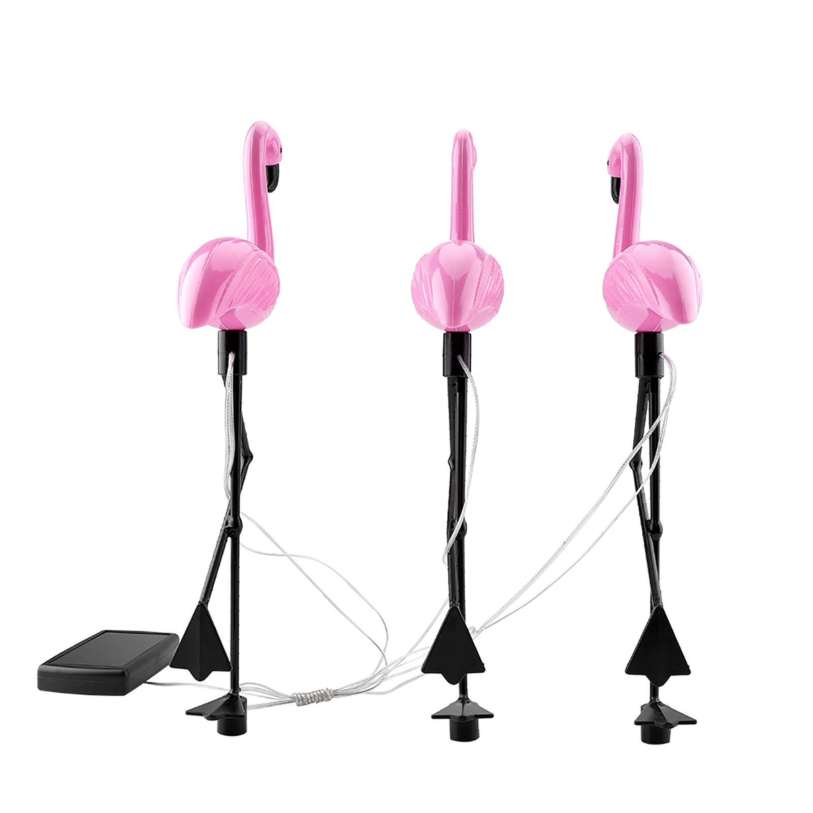 3 In 1 LED Flamingo Solar Power Light for Outdoor Waterproof Yard Garden Lawn Lamp view 4
