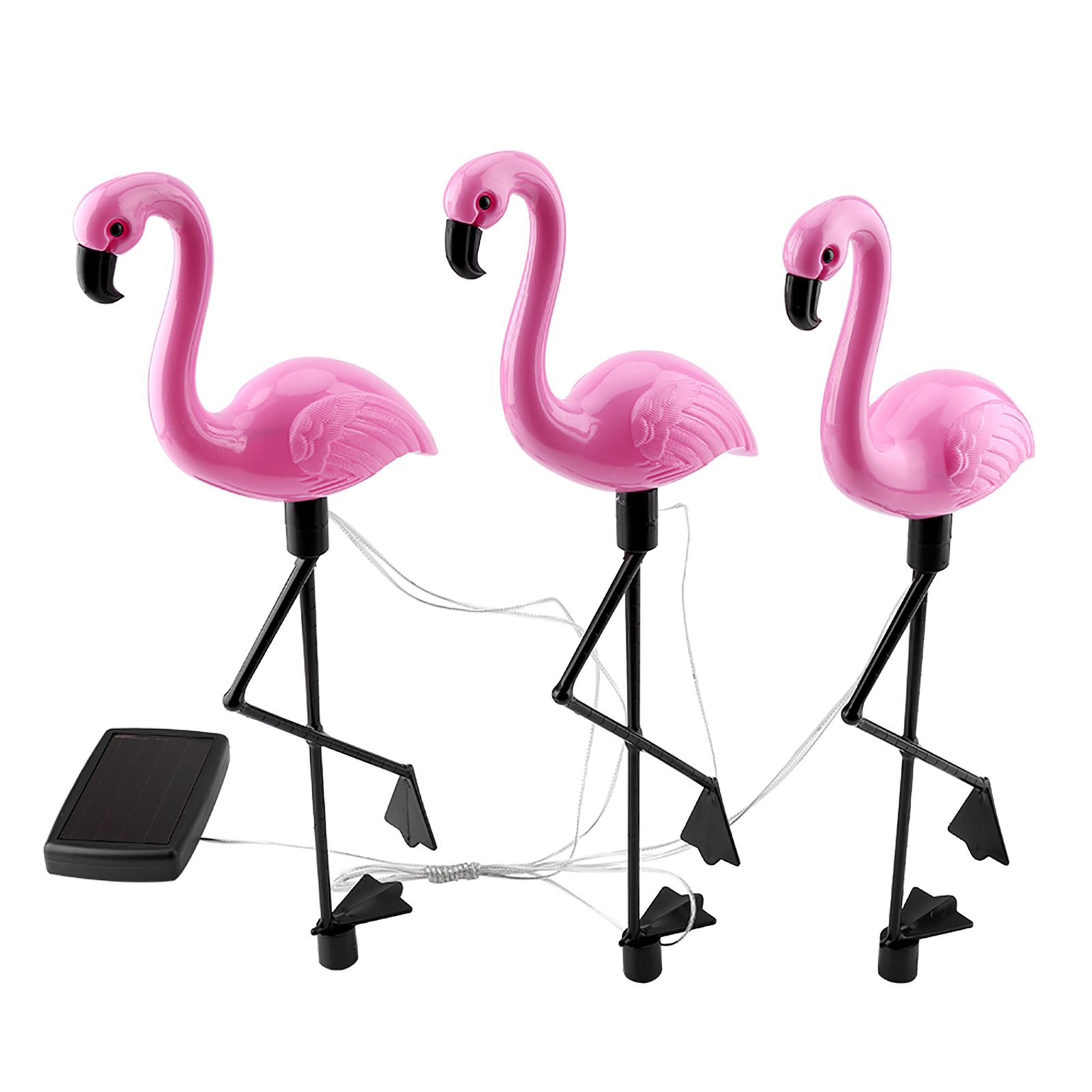 3 In 1 LED Flamingo Solar Power Light for Outdoor Waterproof Yard Garden Lawn Lamp view 5