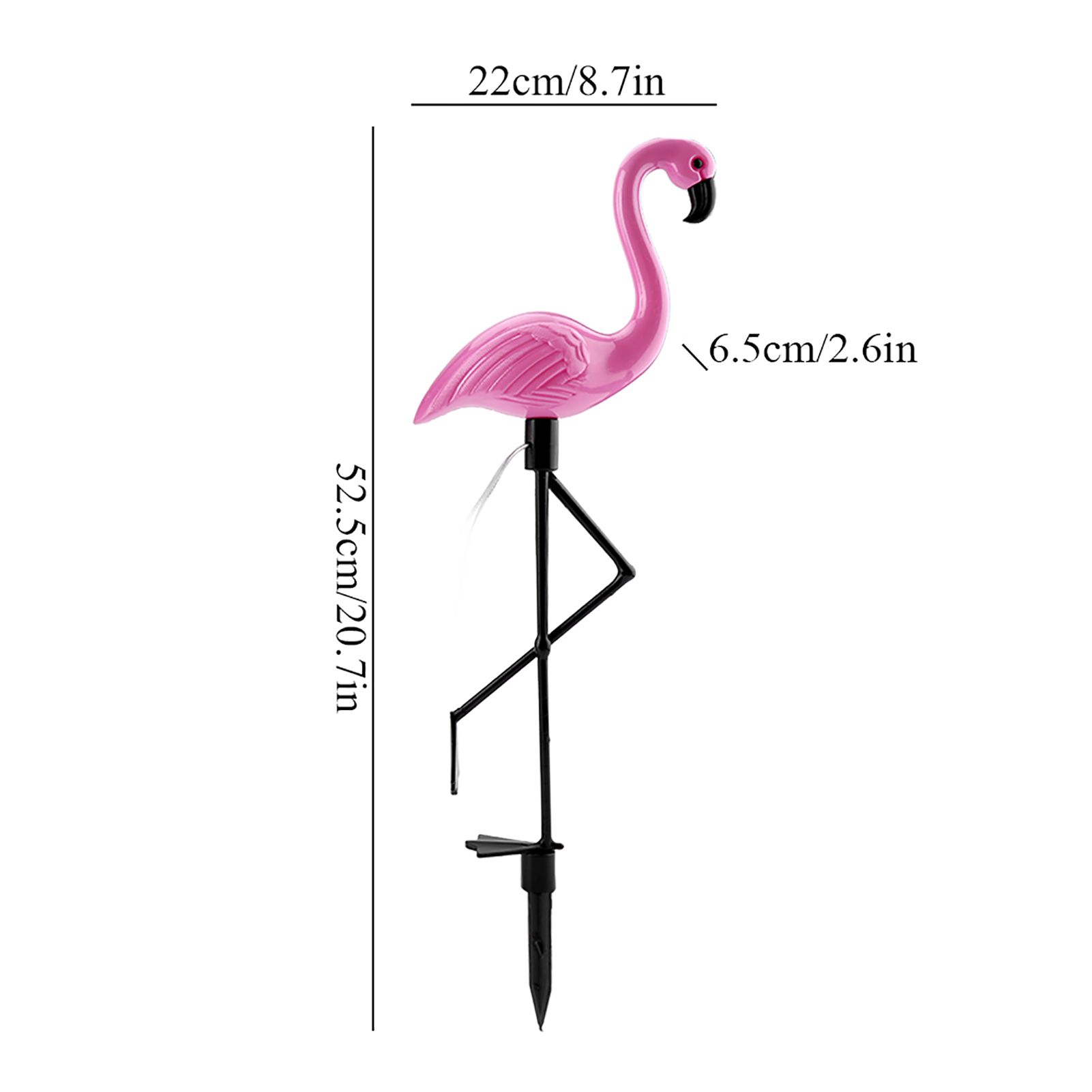 3 In 1 LED Flamingo Solar Power Light for Outdoor Waterproof Yard Garden Lawn Lamp view 14