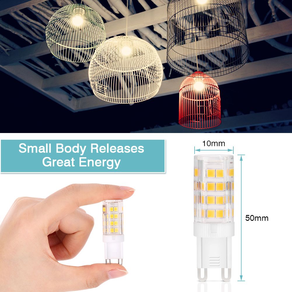 FBA Warm White No stroboscopic 5W G9 Corn Bulb Ceramic Highlight (6 Pack) view 6