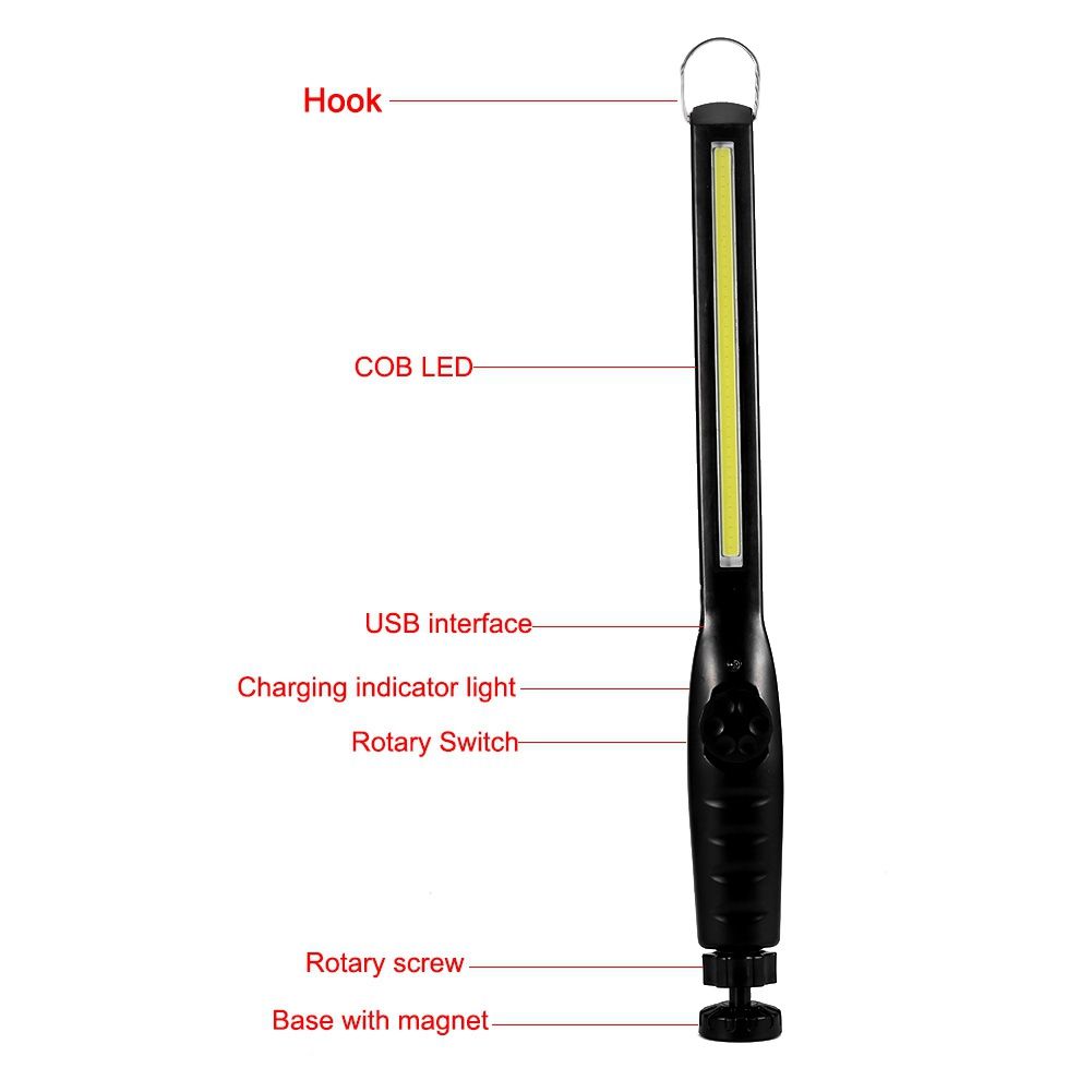 Portable 600lm High Bright LED Flashlight USB Rechargeable Torch Light with view 11