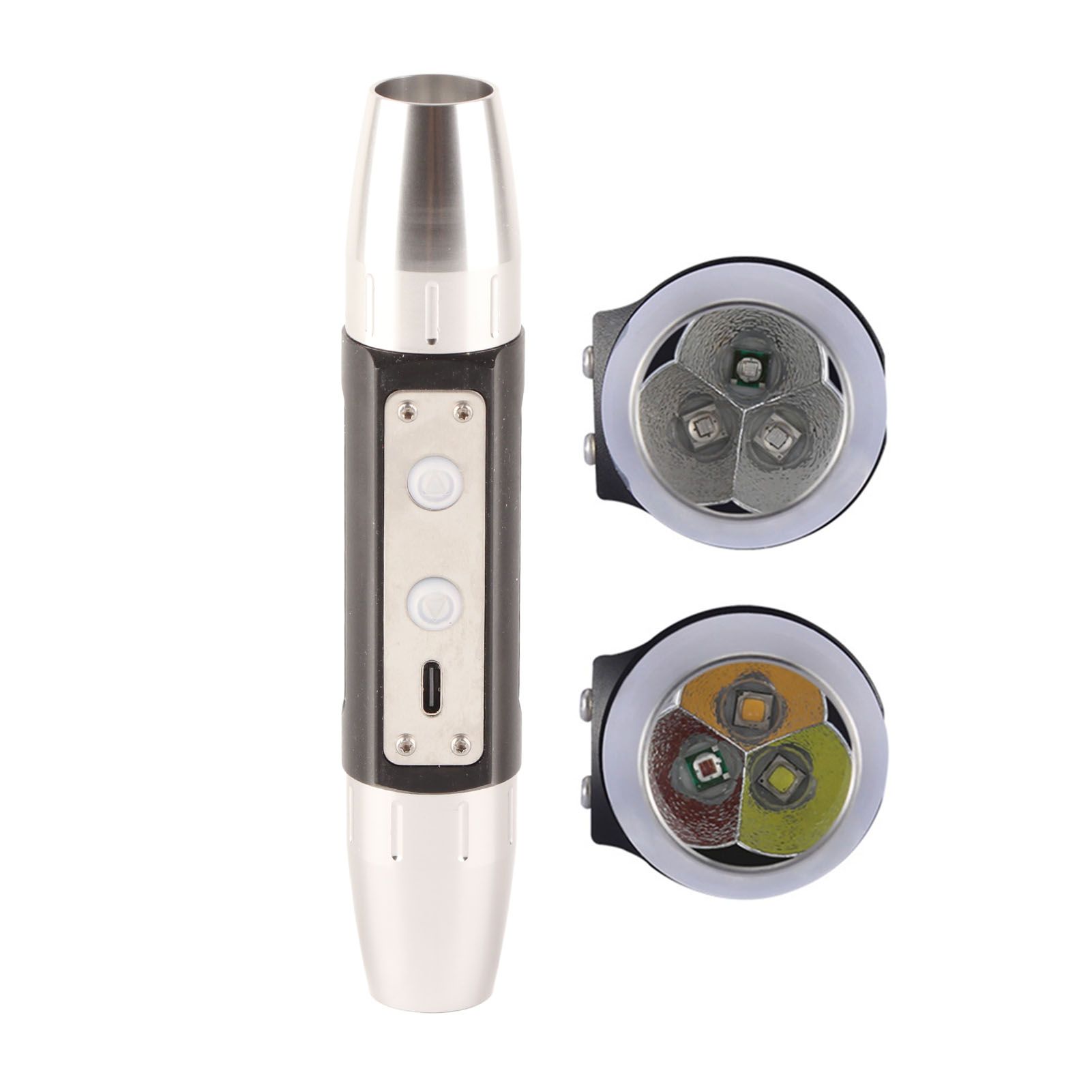 DX6 USB Rechargeable 6 Lights Expert Jade Flashlight Bright Torch for Jewelry view 4