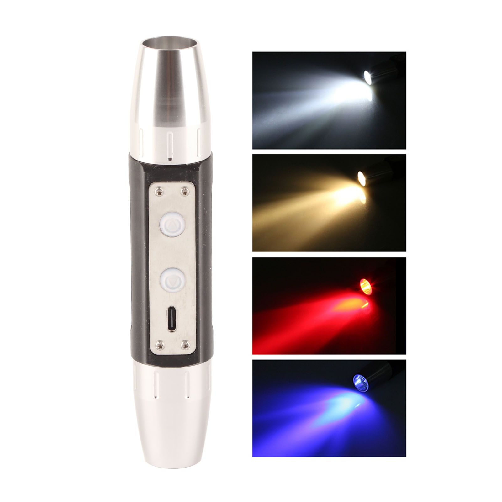 DX6 USB Rechargeable 6 Lights Expert Jade Flashlight Bright Torch for Jewelry view 12