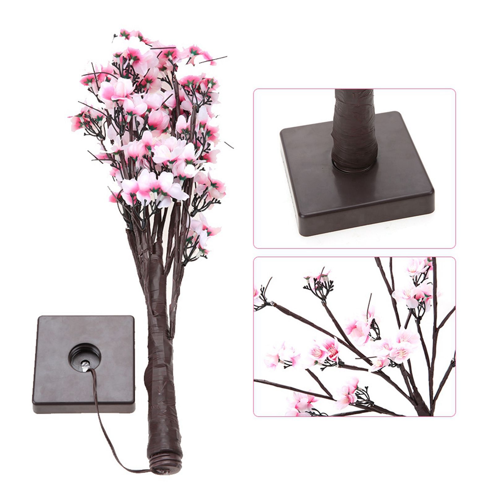 Indoor 24pcs LED Cherry Tree Shape Lamp Home Party Decor Light view 6