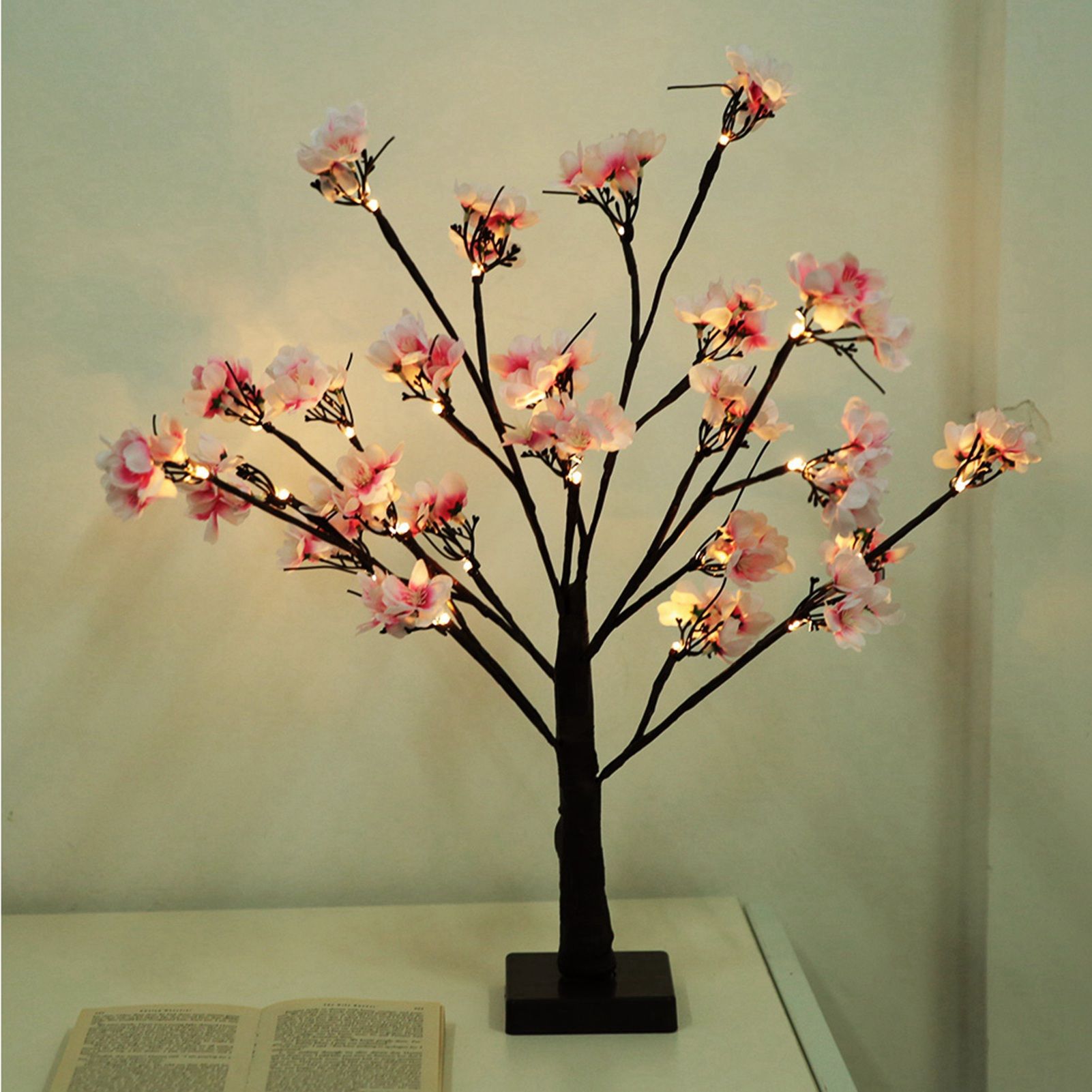 Indoor 24pcs LED Cherry Tree Shape Lamp Home Party Decor Light view 8