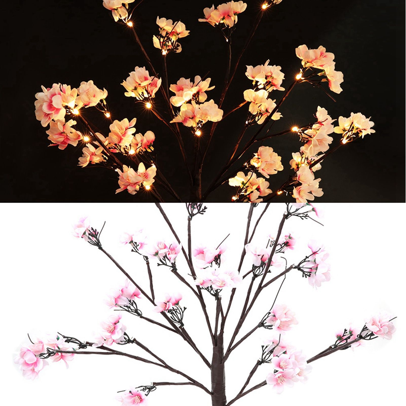 Indoor 24pcs LED Cherry Tree Shape Lamp Home Party Decor Light view 10