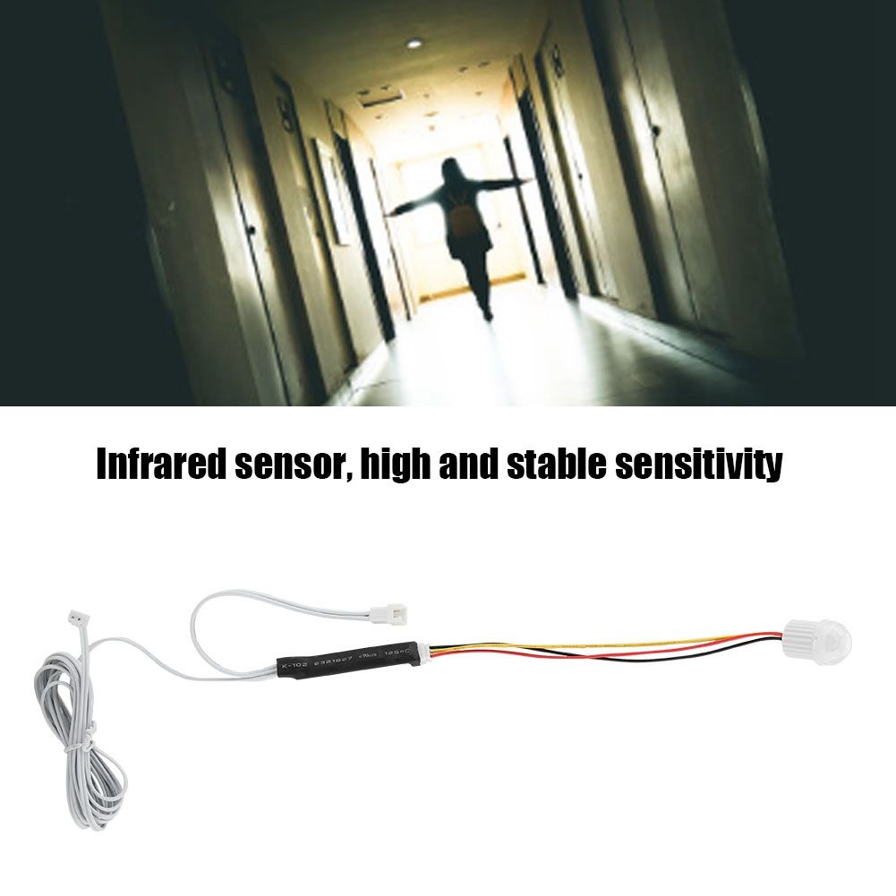 DC5-24V 1.5A Mini Adjustable Infrared Sensor Human Body Induction Switch for Light view 8