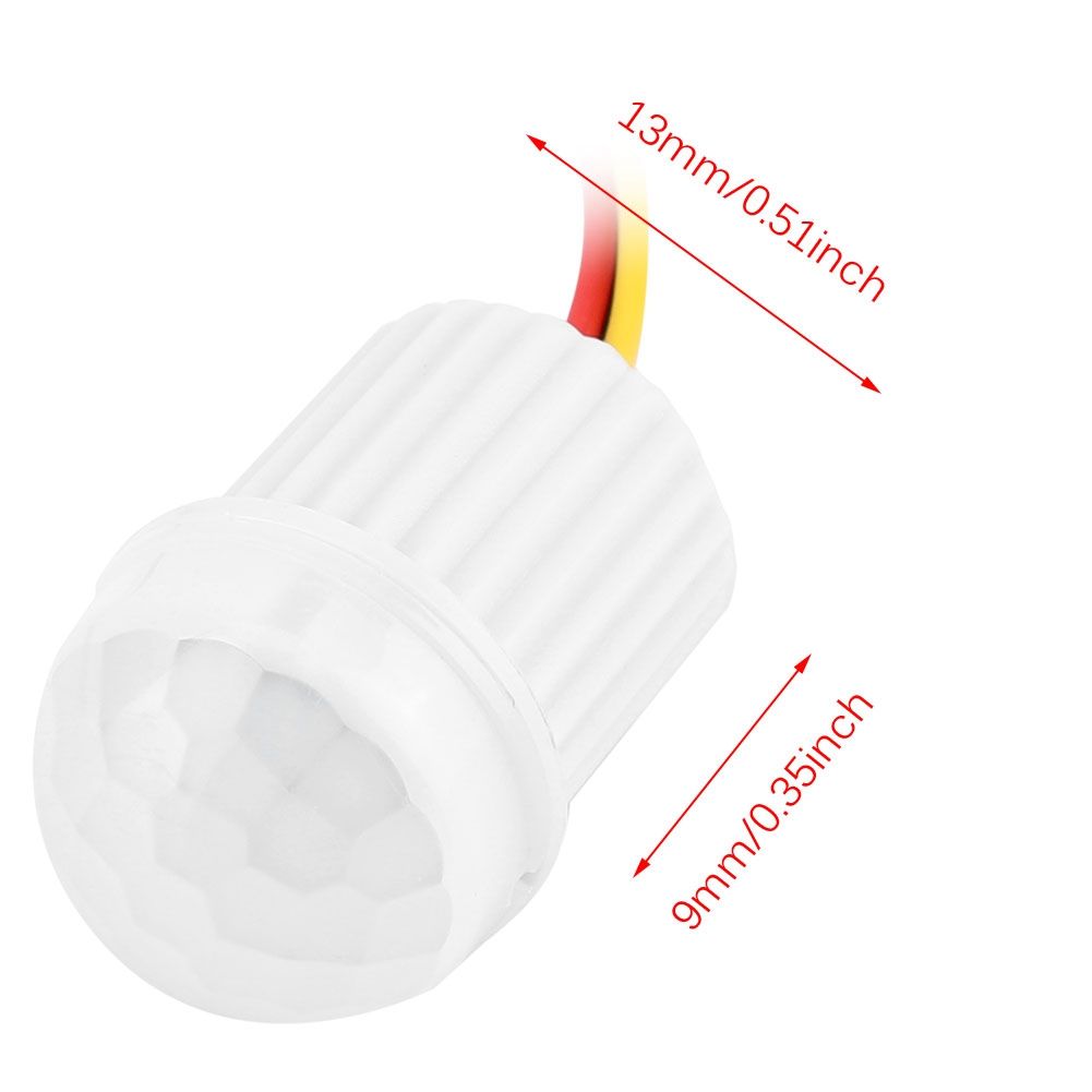DC5-24V 1.5A Mini Adjustable Infrared Sensor Human Body Induction Switch for Light view 11