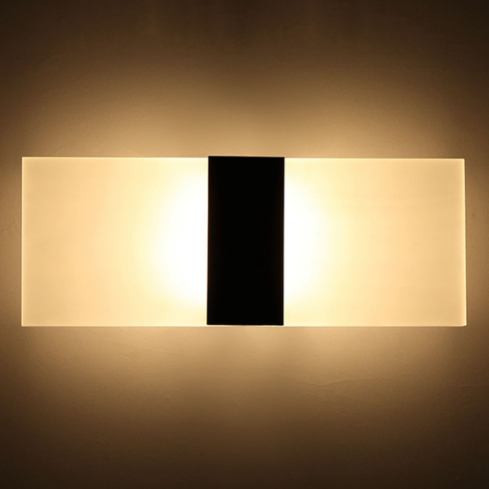 LED Acrylic Indoor Room Wall Mounted Sconce Light Bed Night Lamp (Warm Light & view 6