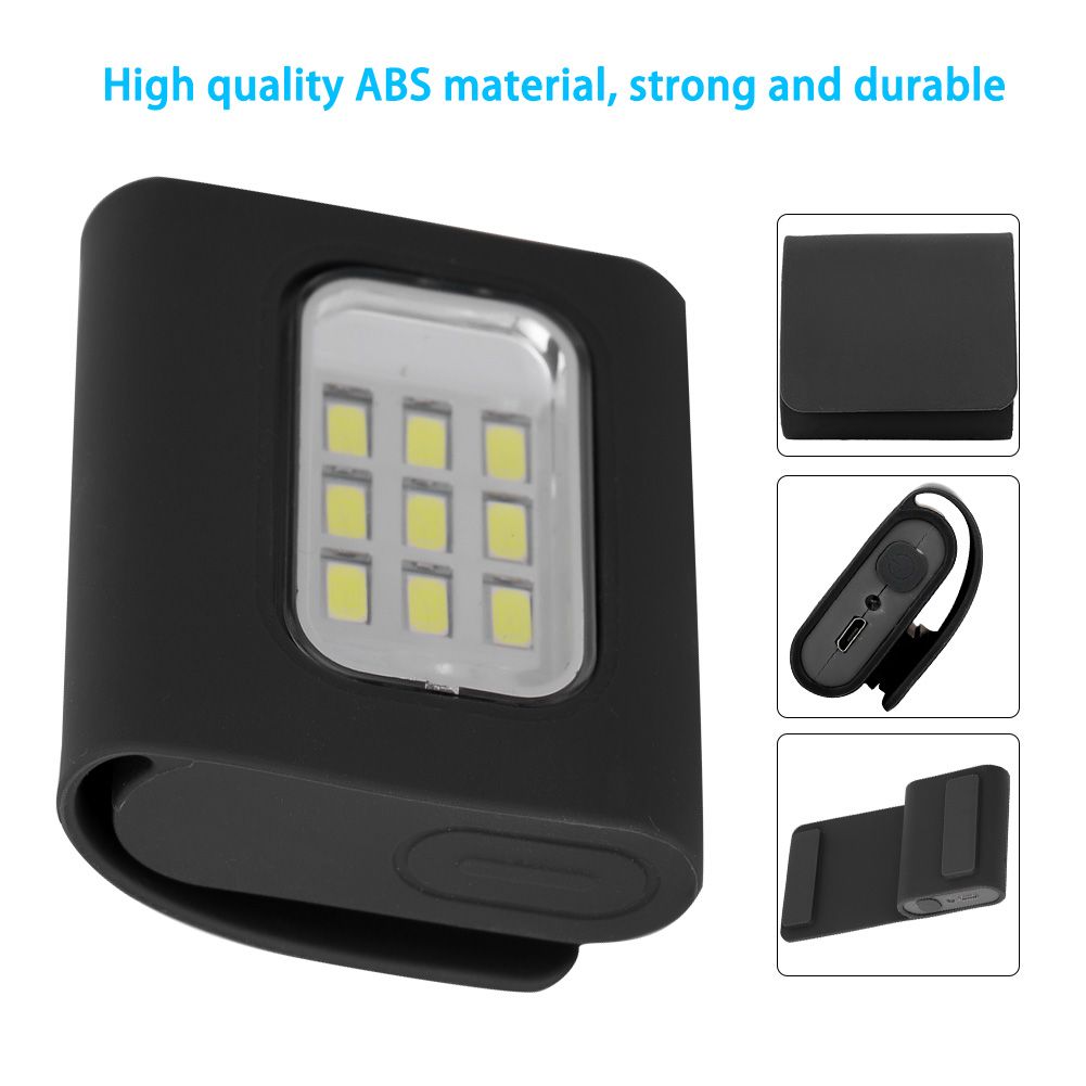 Portable COB Light Night USB Charging Safety LED Lamp for Outdoor Sports view 3