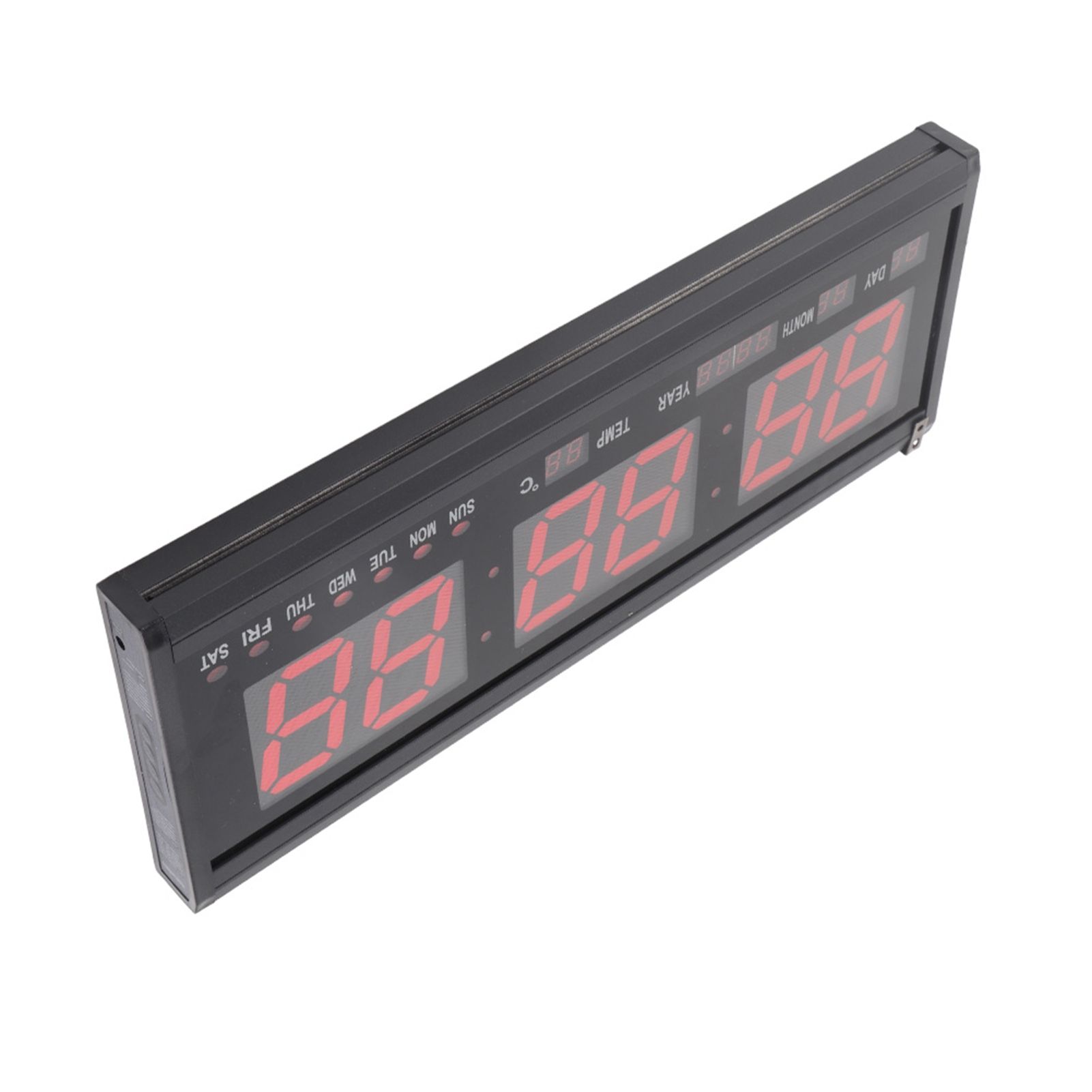 Digital Wall Clock LED Time Calendar Temperature Desk Table Clocks Home Supplies view 3