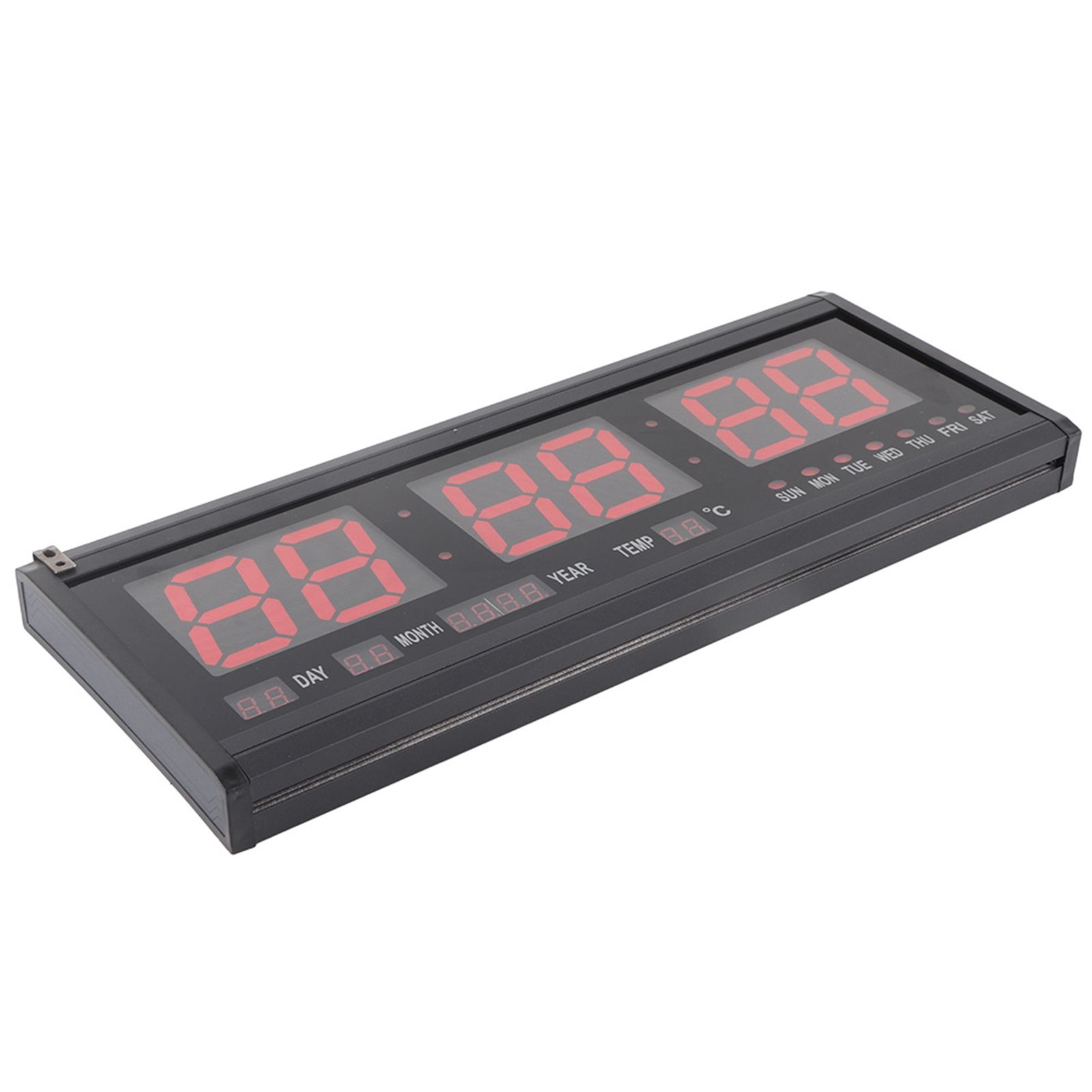 Digital Wall Clock LED Time Calendar Temperature Desk Table Clocks Home Supplies view 5