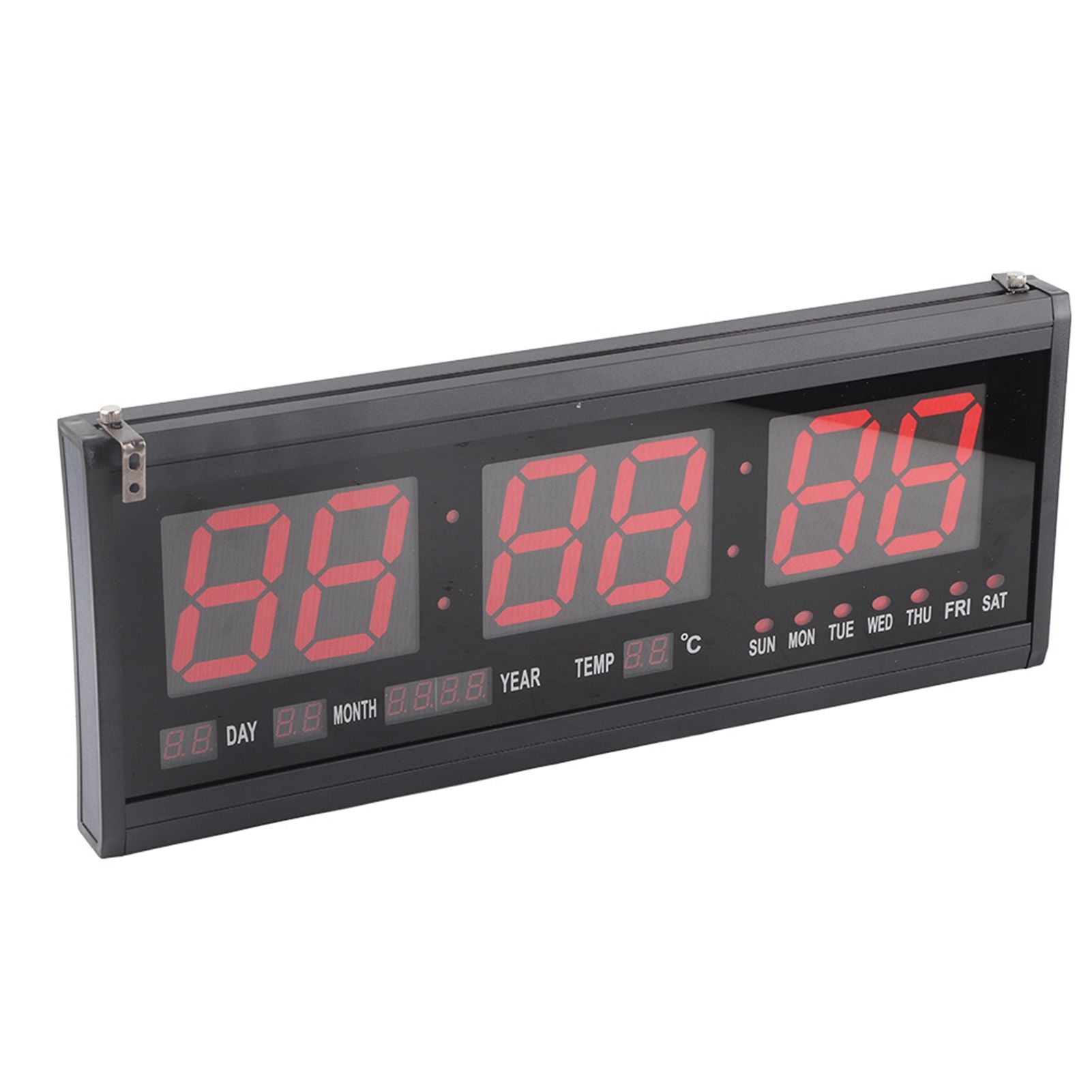 Digital Wall Clock LED Time Calendar Temperature Desk Table Clocks Home Supplies view 6