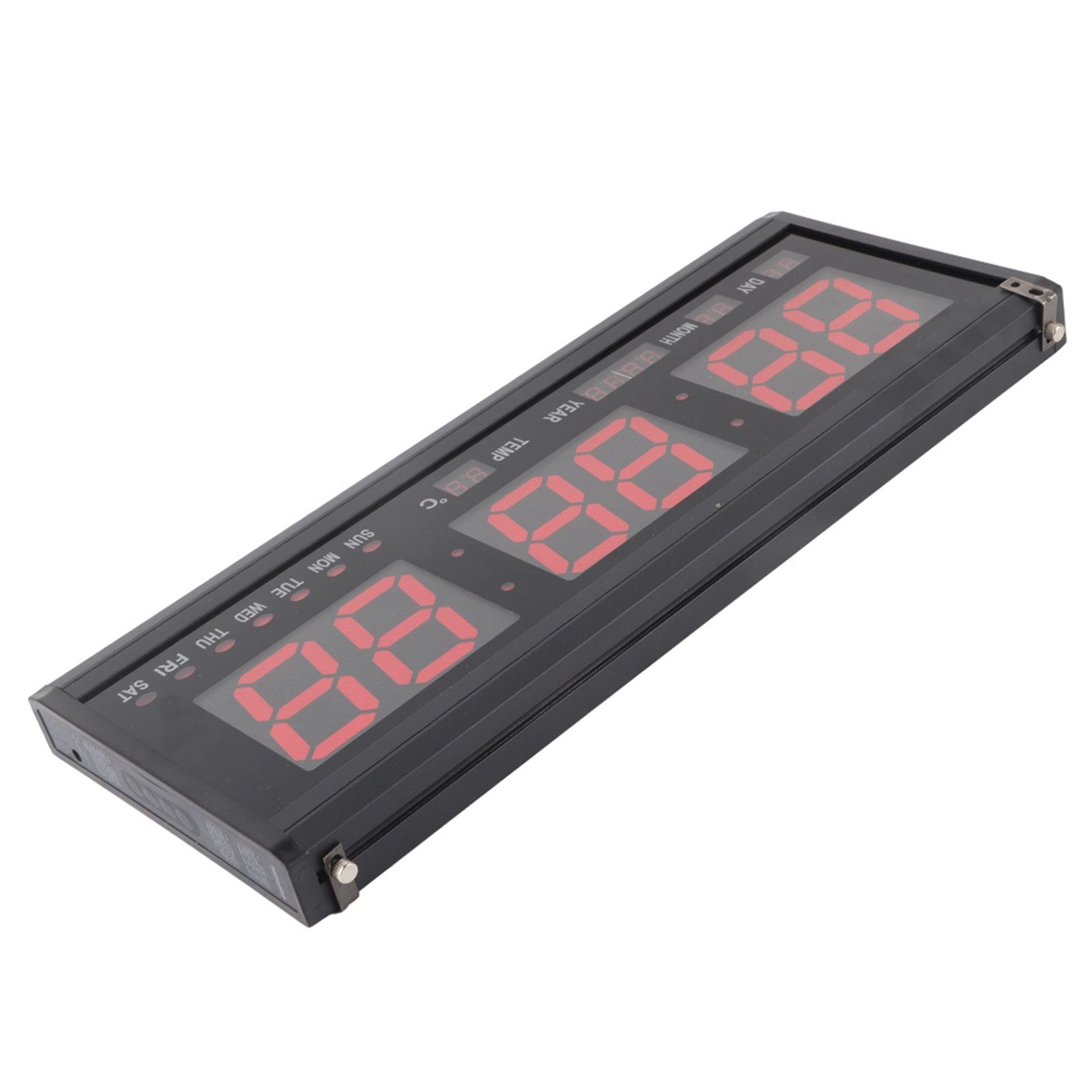Digital Wall Clock LED Time Calendar Temperature Desk Table Clocks Home Supplies view 9