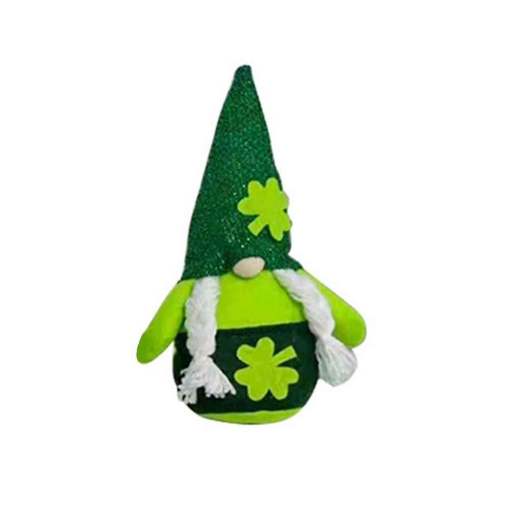 Plush Doll St. Patricks Day Decorations Faceless Doll Decoration Holiday Ornaments view 2