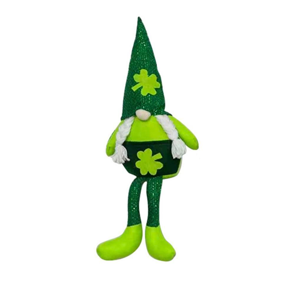 Plush Doll St. Patricks Day Decorations Faceless Doll Decoration Holiday Ornaments view 2
