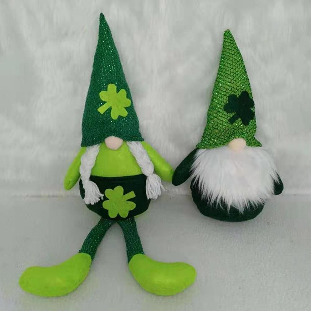 Plush Doll St. Patricks Day Decorations Faceless Doll Decoration Holiday Ornaments view 7