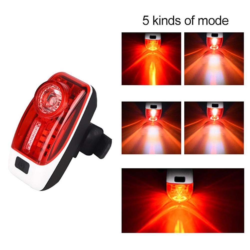 Tail Light USB Charging Safety Warning Light Mountain Bike Light Night Riding view 8
