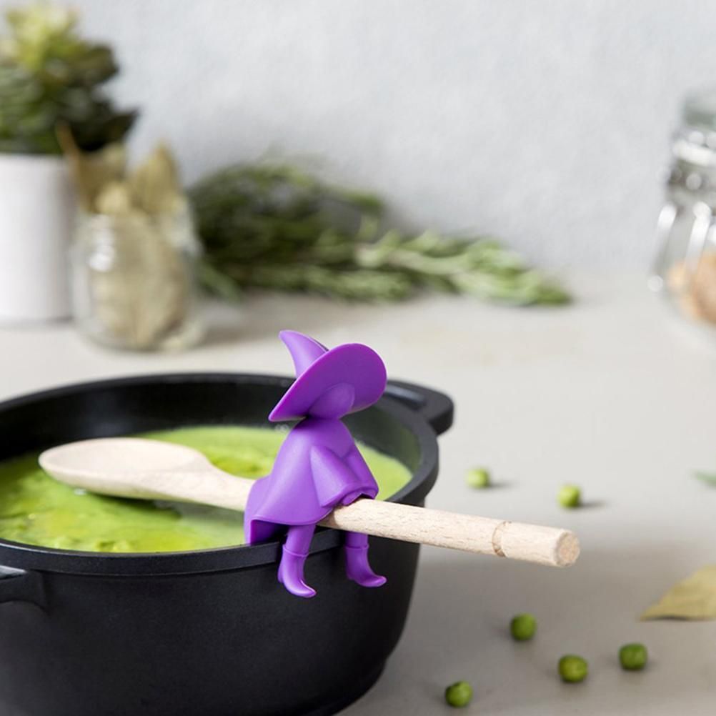Silicone Kitchen Tools Witch Steam Releaser Nontoxic Durable Silicone Cooking view 4
