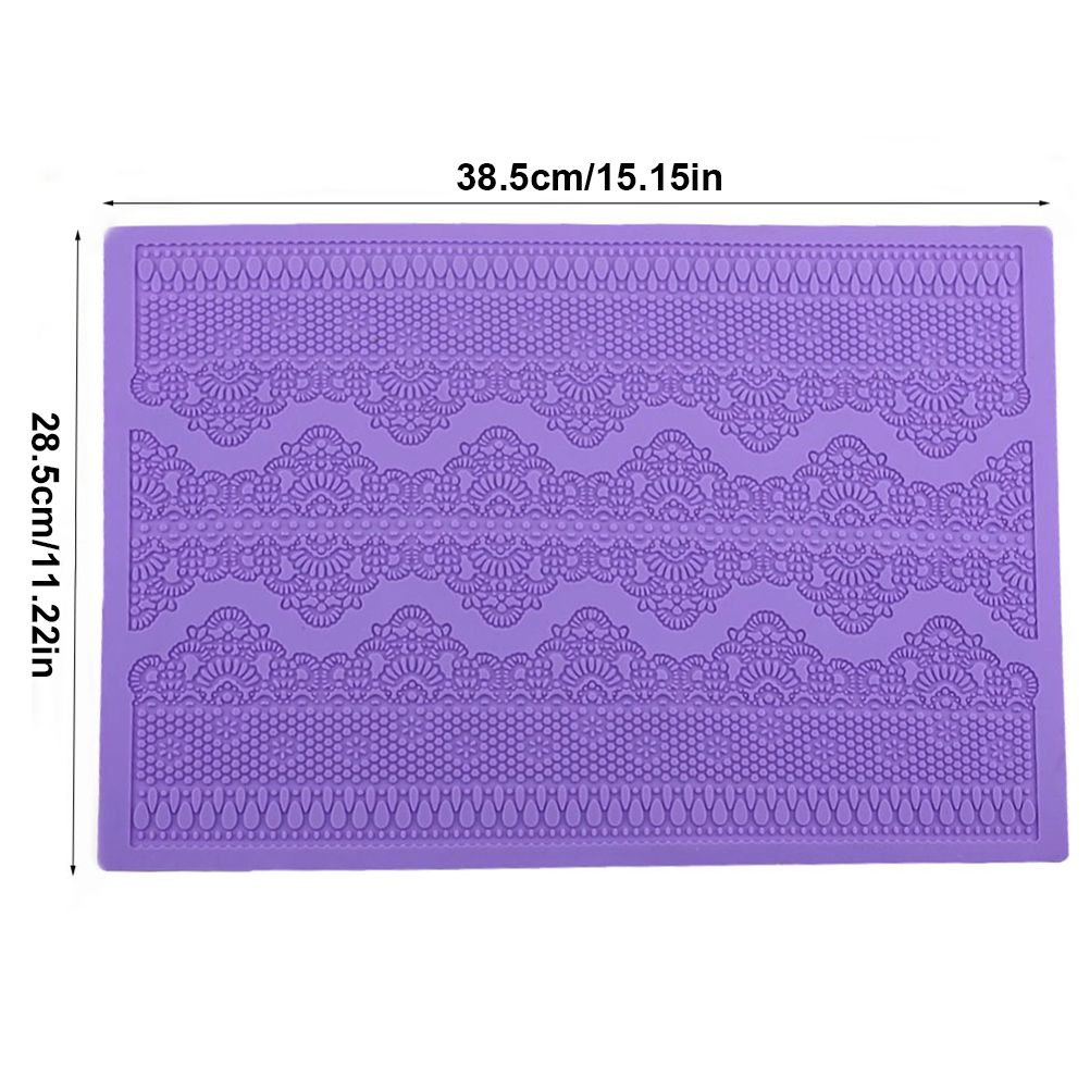 Silicon Baking Mat Sheet Pastry Baking Tool Reusable Cake Lace Mat Decorative view 7