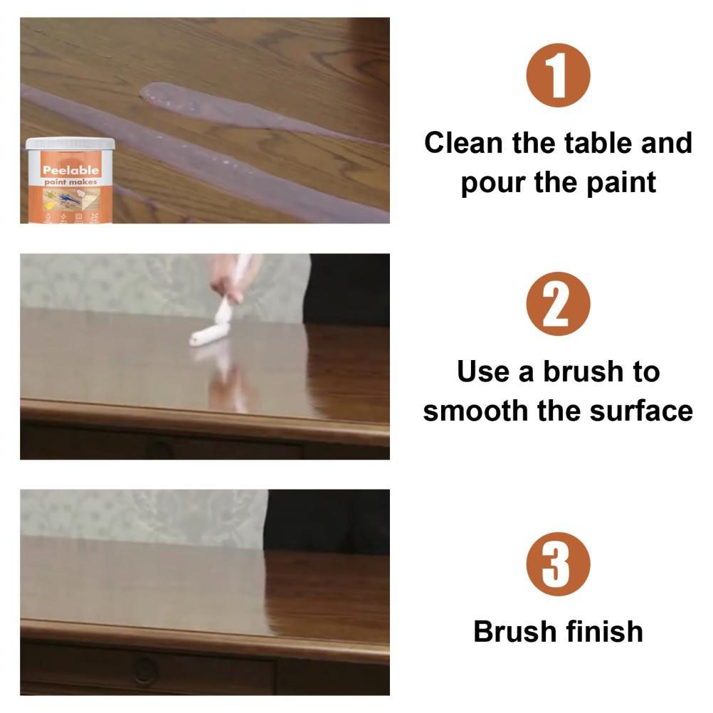 Furniture Peelable Paint Nano Tear Off Protection Film Adhesive Crystal Film view 4