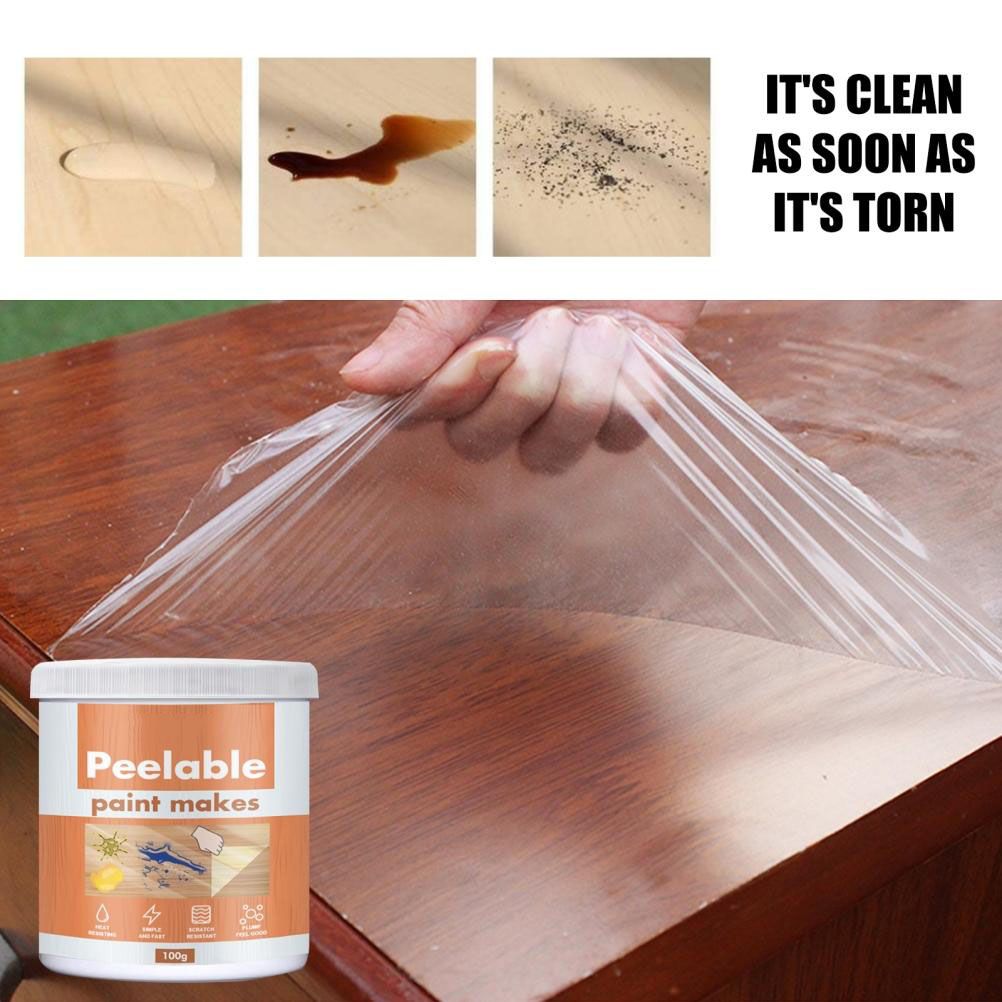 Furniture Peelable Paint Nano Tear Off Protection Film Adhesive Crystal Film view 11