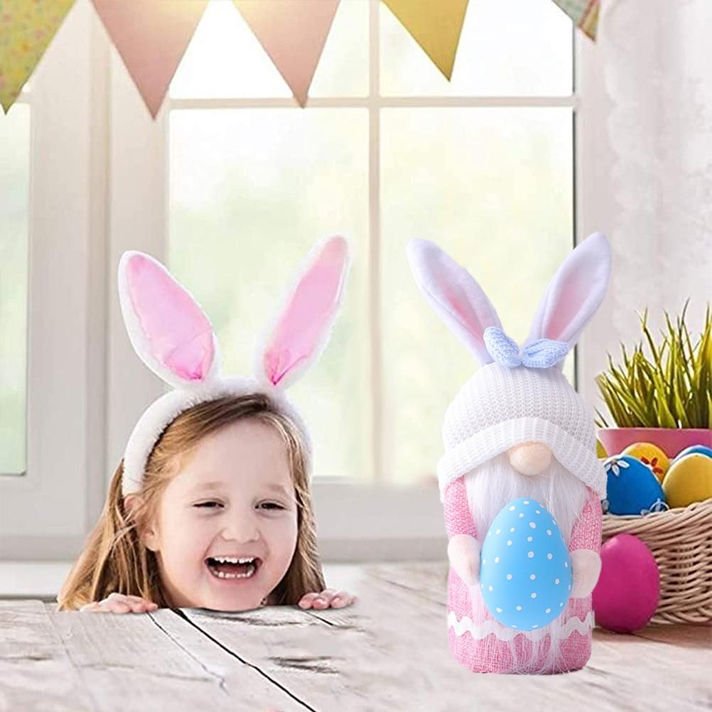 Easter Plush Toy Bunny Eggs Home Decoration Dwarf Elf Dolls Household view 3