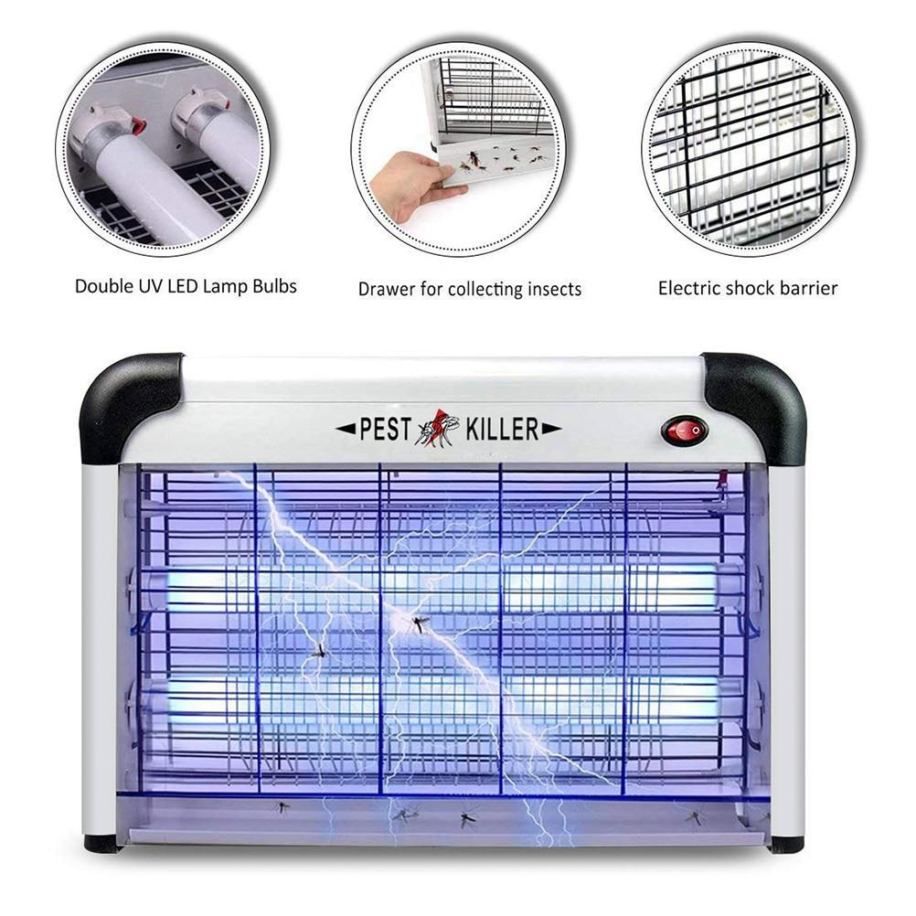 Electric Bug Zapper Pest Repeller Control Indoor UV Lamp Flying Fly Insect view 6