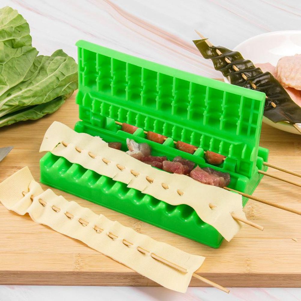 Manual Meat Skewer Barbecue Wear String Tool Multifunctional Barbecue Accessory view 5