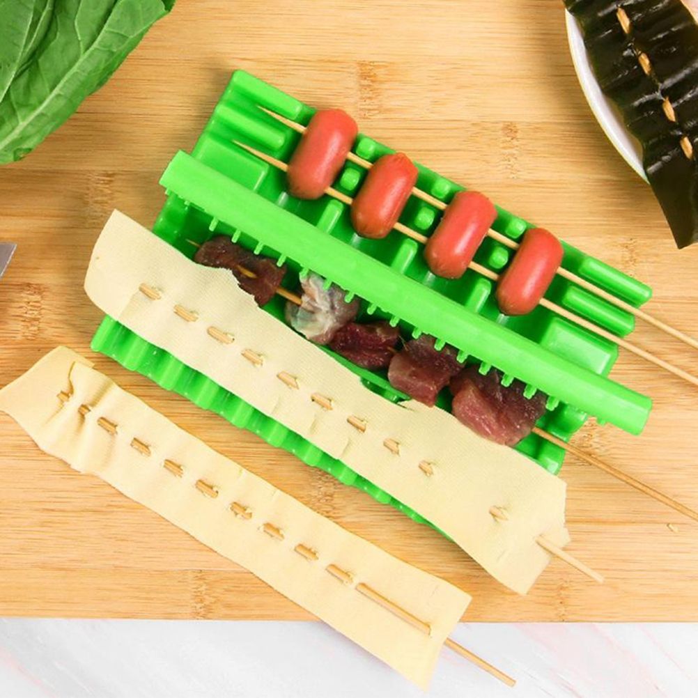 Manual Meat Skewer Barbecue Wear String Tool Multifunctional Barbecue Accessory view 6
