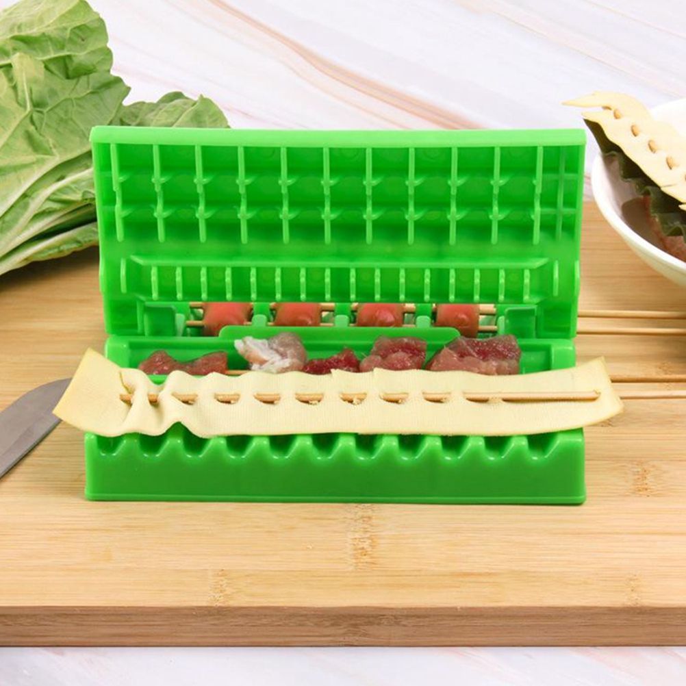 Manual Meat Skewer Barbecue Wear String Tool Multifunctional Barbecue Accessory view 7