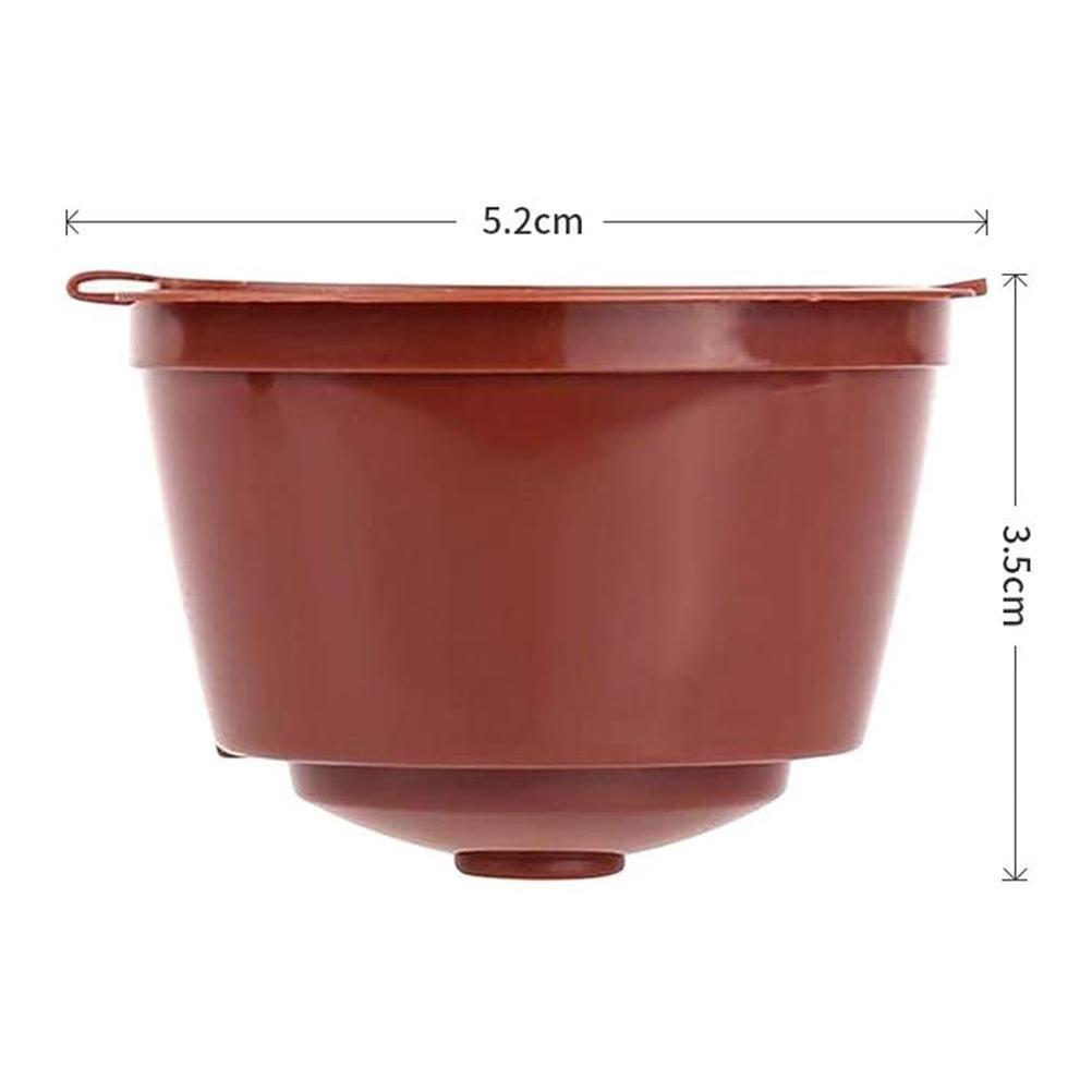 3Pcs Reusable Coffee Capsule Refillable Capsules Plastic Reusable Capsules