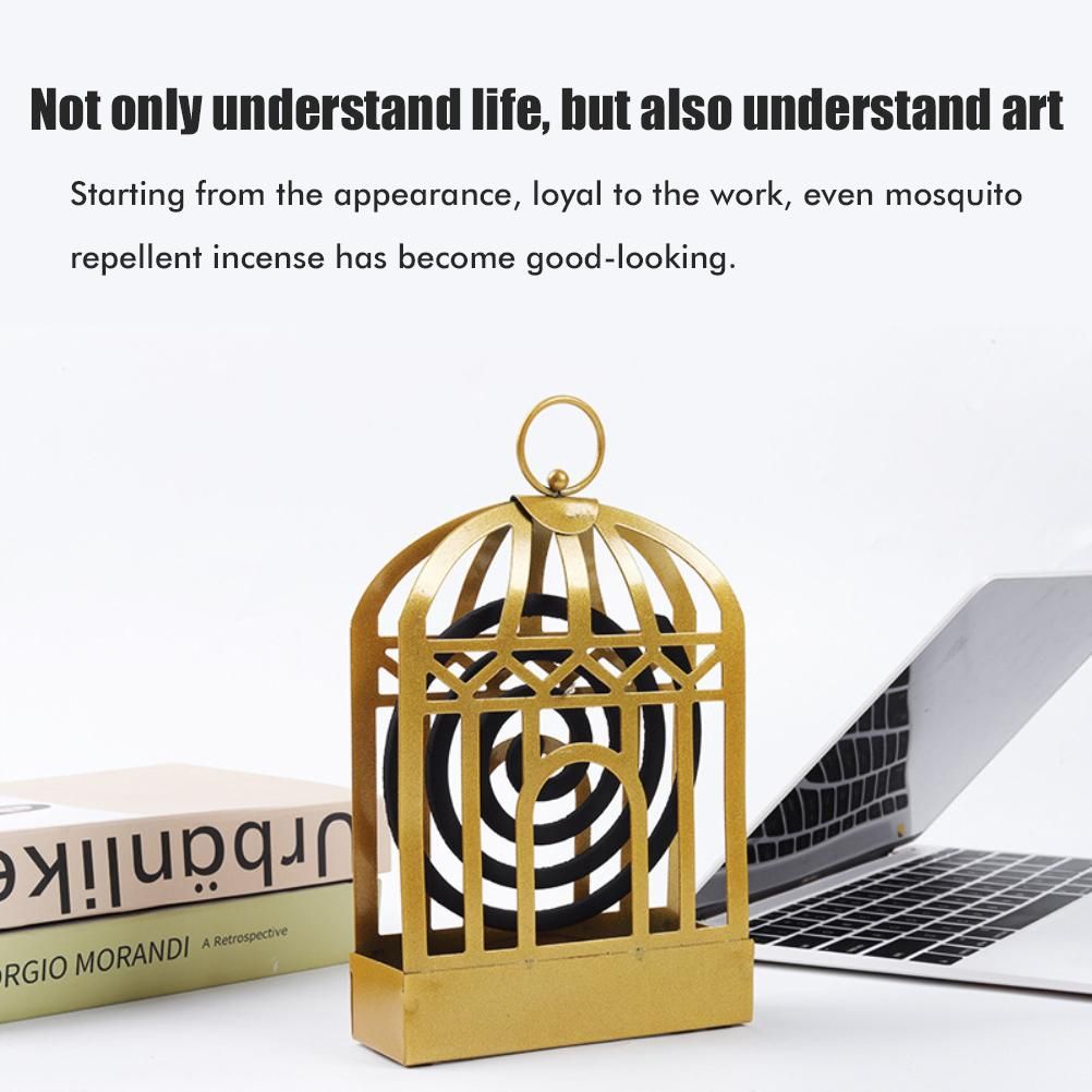Mosquito Coil Holder Metal Mosquito Incense Holder Mosquito Repellent for Home view 4