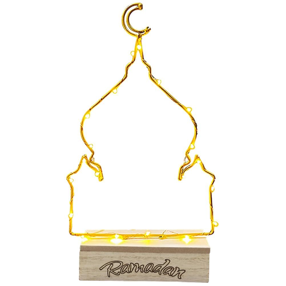 LED Eid Moonlight Lamp Ramadan Mubarak Decorative Lights Multipurpose Durable view 2