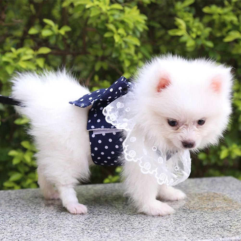 Dog Cat Bow Chest Harness Leash Comfortable Puppy Small Dogs Harnesses Vest view 8