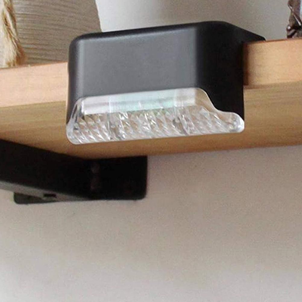 Outdoor Solar Deck Lights Solar Step Lights Waterproof Led Solar Lights White view 3